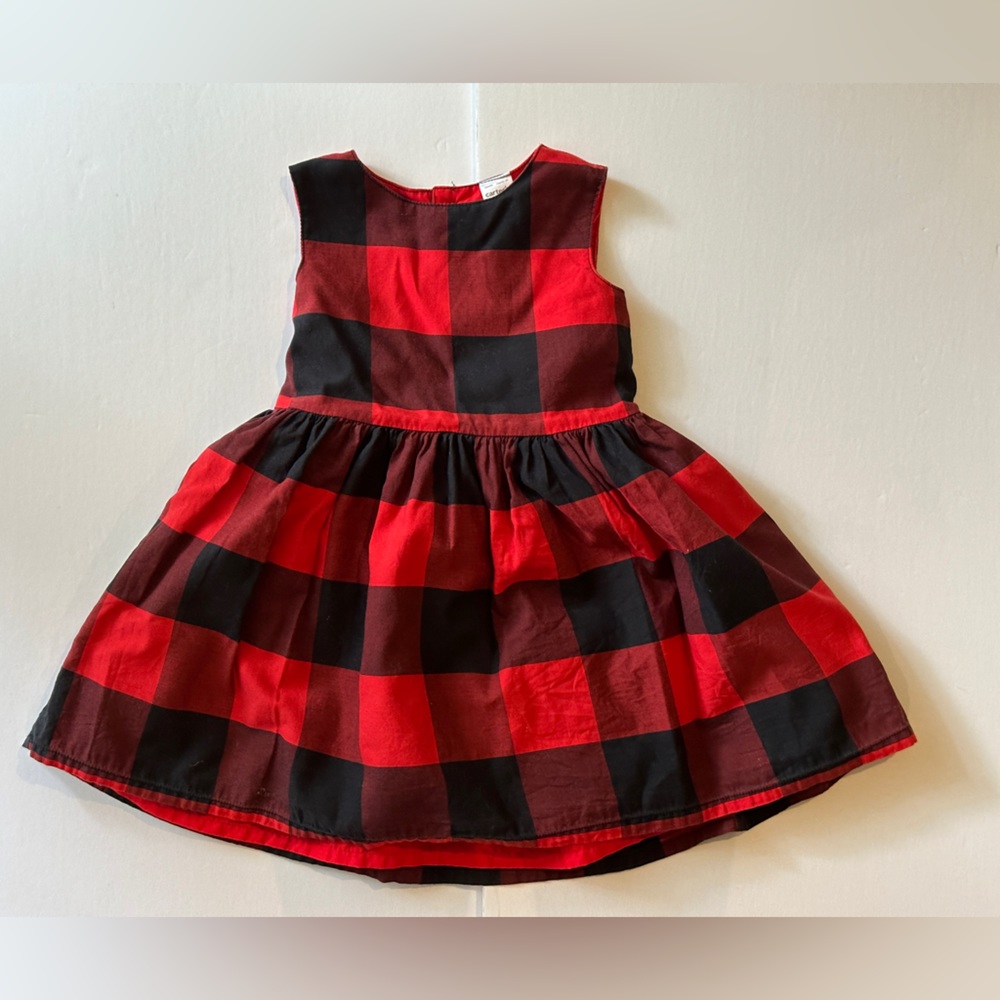 *HOST PICK!* Toddler dress. “Buffalo Plaid” sleeveless, with side ties.